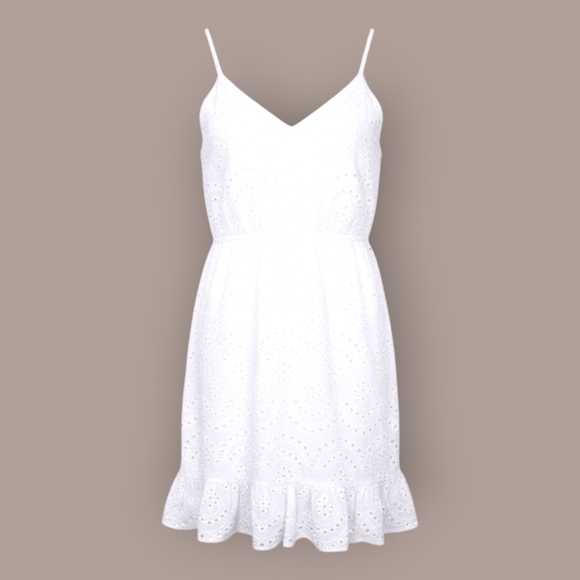 Japna Dresses & Skirts - ⭐️NWT - Japna White Eyelet Sundress
